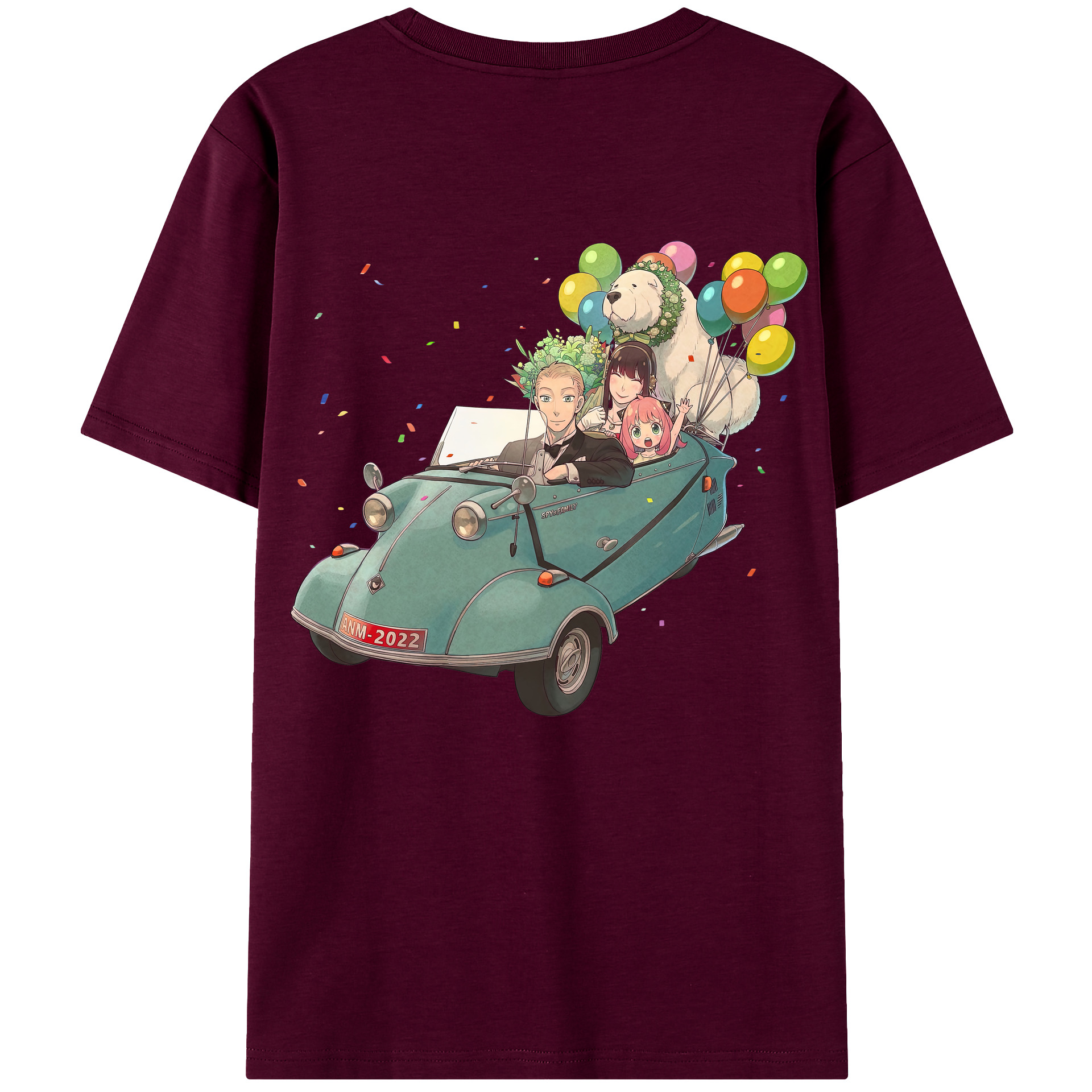 （画像用） SPY×FAMILY间谍家家酒 レディース半袖Tシャツ(バックプリント)